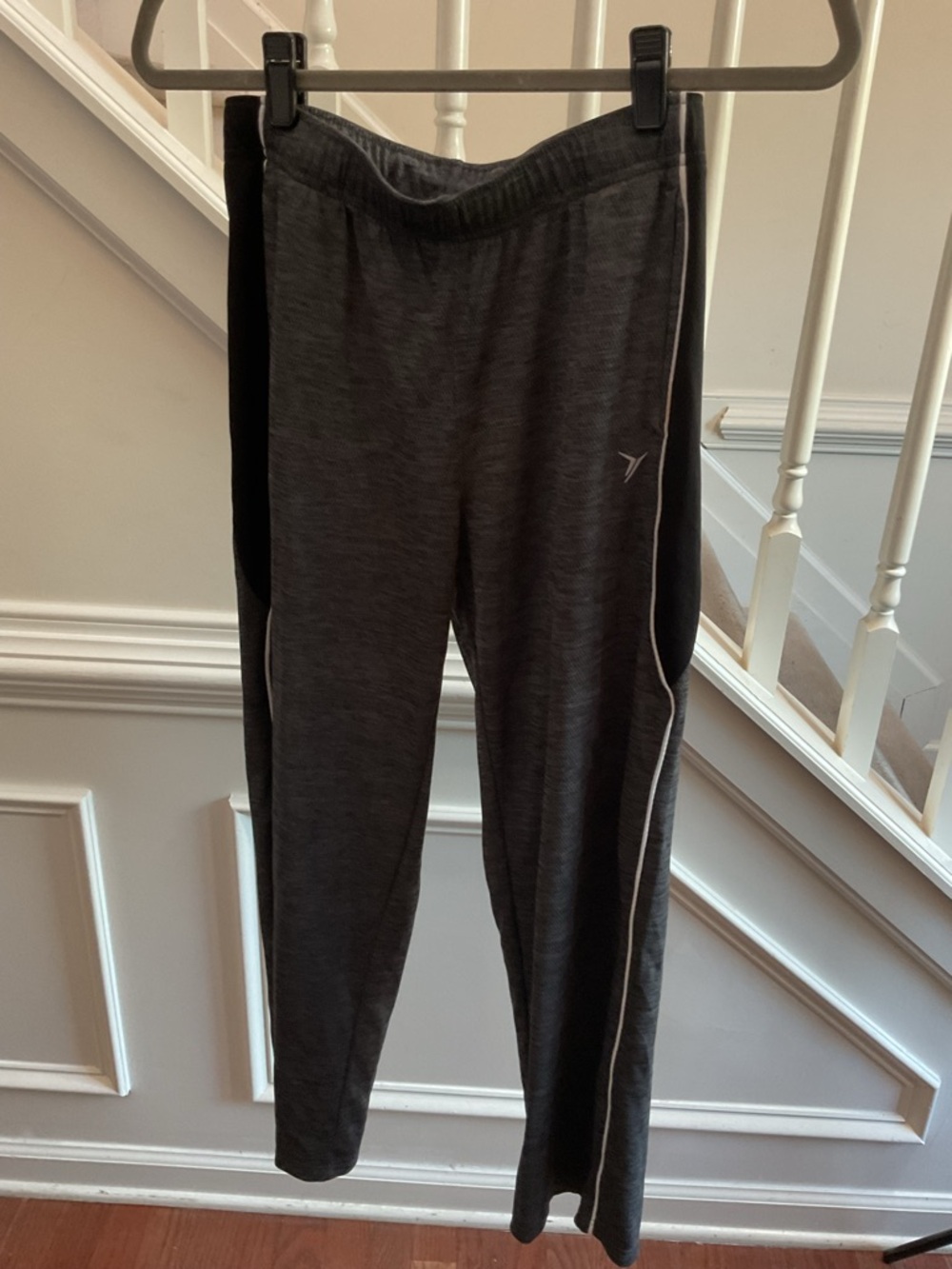 Eight pair of big boys bottoms in joggers, jeans and shorts. Some brand new